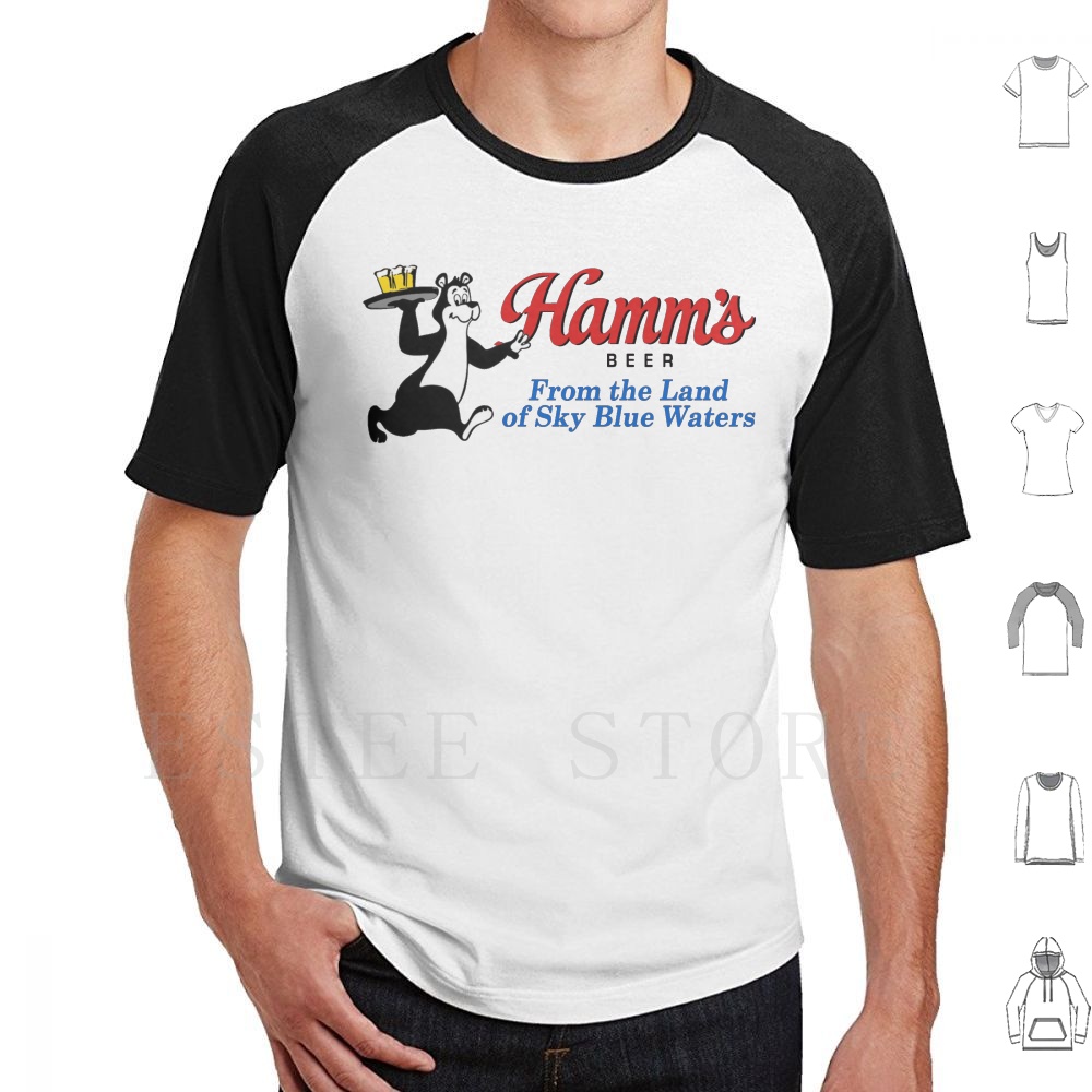 Collectible Vintage T Shirts - ハムのビールベアデザイン Tシャツプリントコットンヴィンテージビールビールスローガンビールブランドビール缶収集ビールデザインビール愛好家