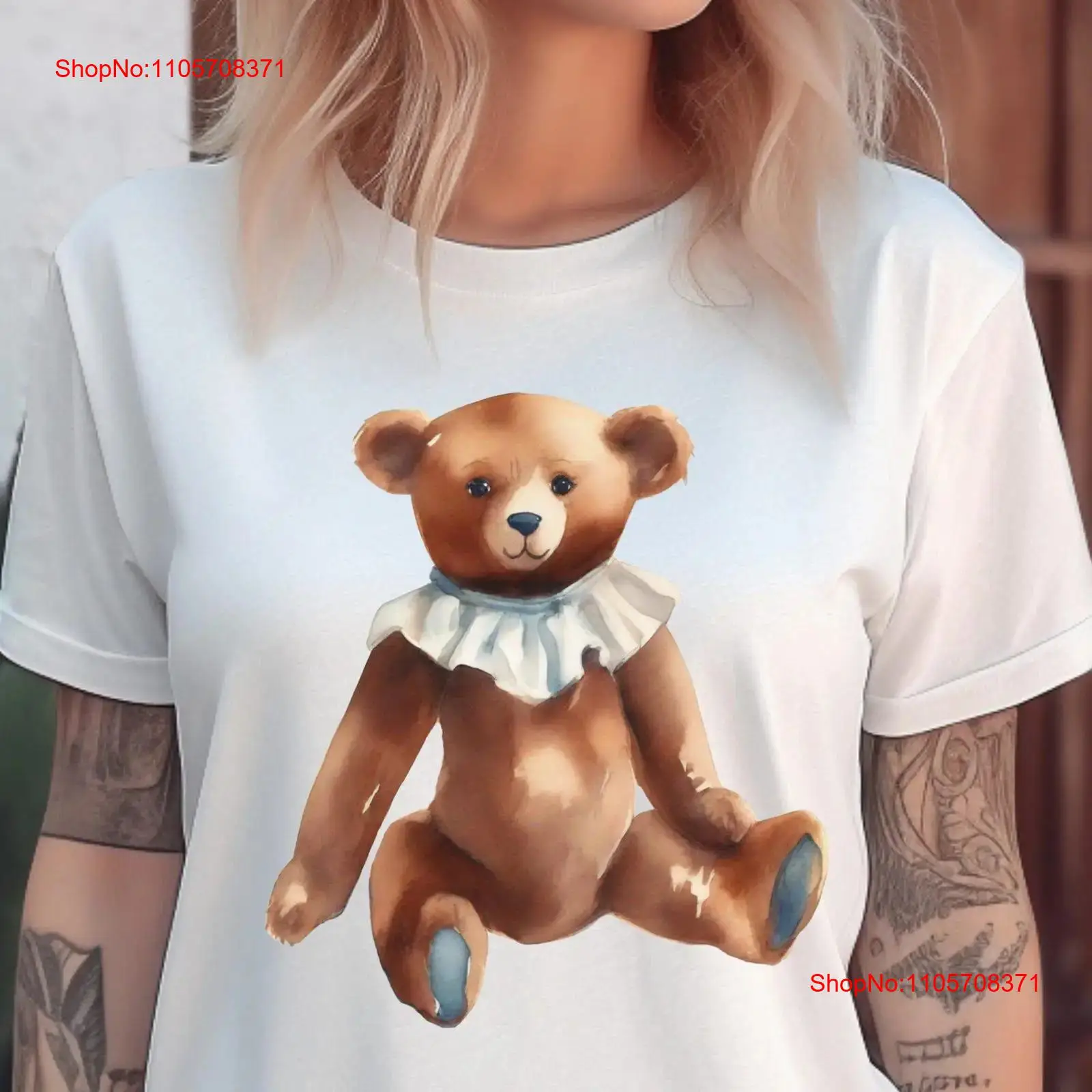 Vintage Collectible Bears - ヴィンテージテディベアおもちゃTシャツ キュートなコレクターズアイテム シャツファン向け ヴィンテージウォッシュ加工 わずかに通気性のある ファッションカジュアル