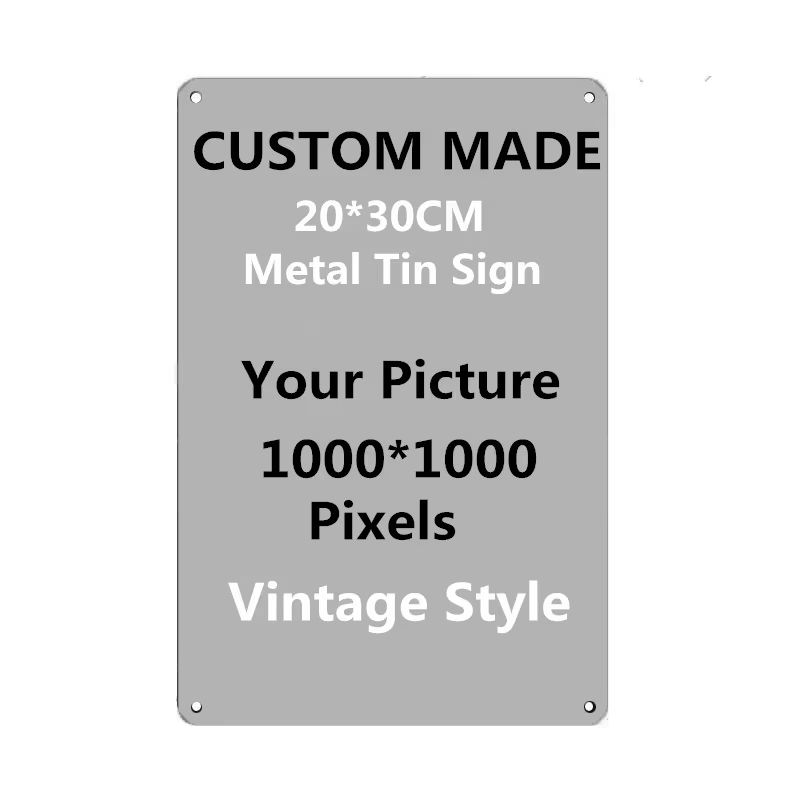 パーソナライズされたカスタムメタルティンサイン 20x30c - Vintage Collectible Signs のレビューと価格