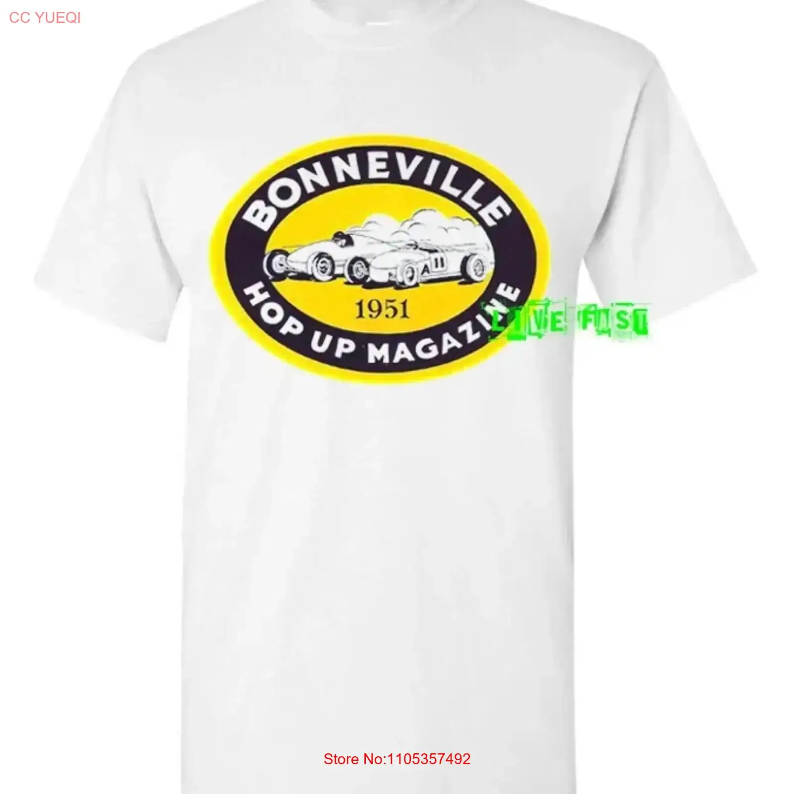ボンネビル ソルト フラッツ 1951 Tシャツ ホットロッ - Collectible Vintage T Shirts のレビューと価格