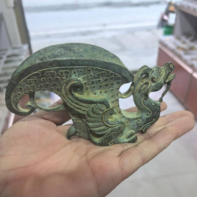 ボトル用蛇口、貔貅銅製装飾品、酒器、家の装飾、田舎のヴィンテ - Collectible Vintage Wine のレビューと価格