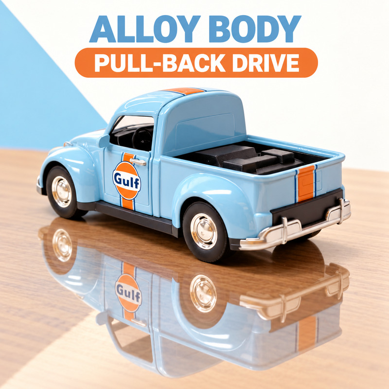 新商品：1/36スケールのビートル風ピックアップトラック、合 - Vintage And Collectible のレビューと価格