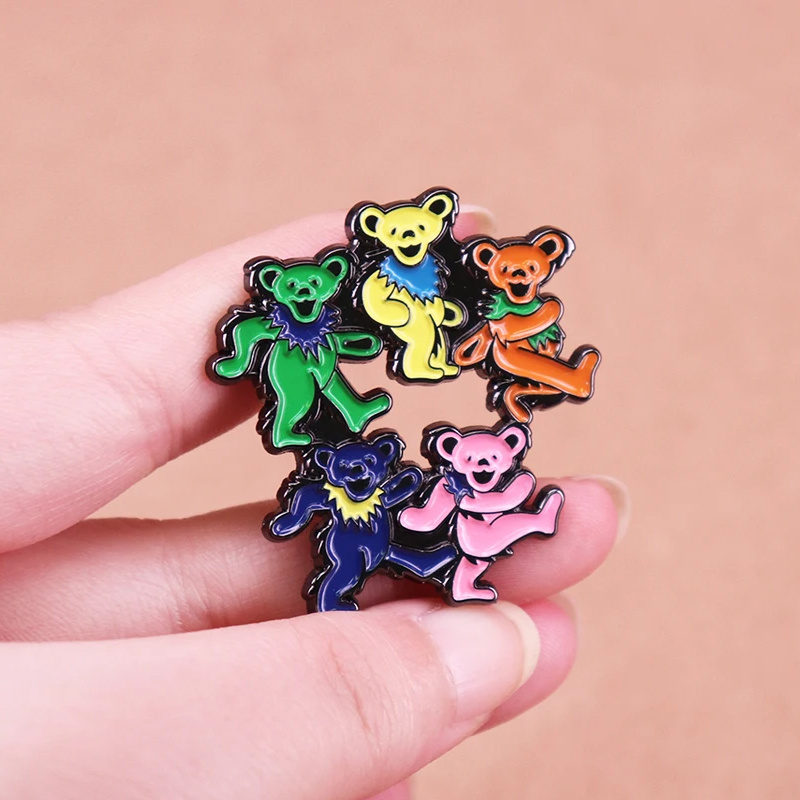 エナメルダンスベアピン,ロックバンドのインスピレーションを得 - Vintage Collectible Bears のレビューと価格