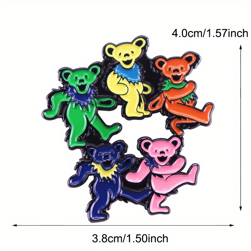 エナメルダンスベアピン,ロックバンドのインスピレーションを得 - Vintage Collectible Bears のレビューと価格