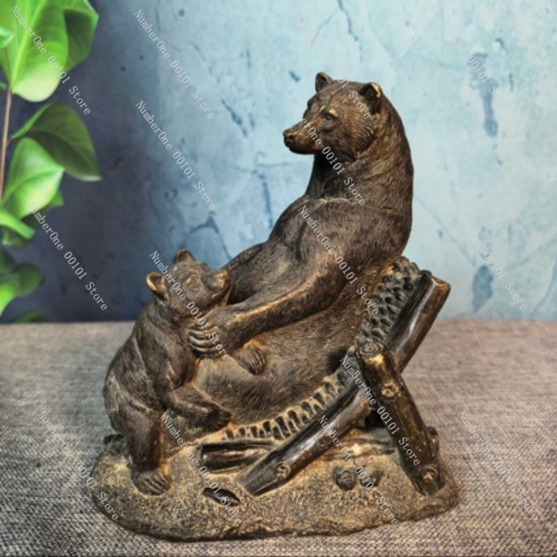 アンティークブロンズベアーオーナメント、ヴィンテージクラフト - Vintage Collectible Bears のレビューと価格