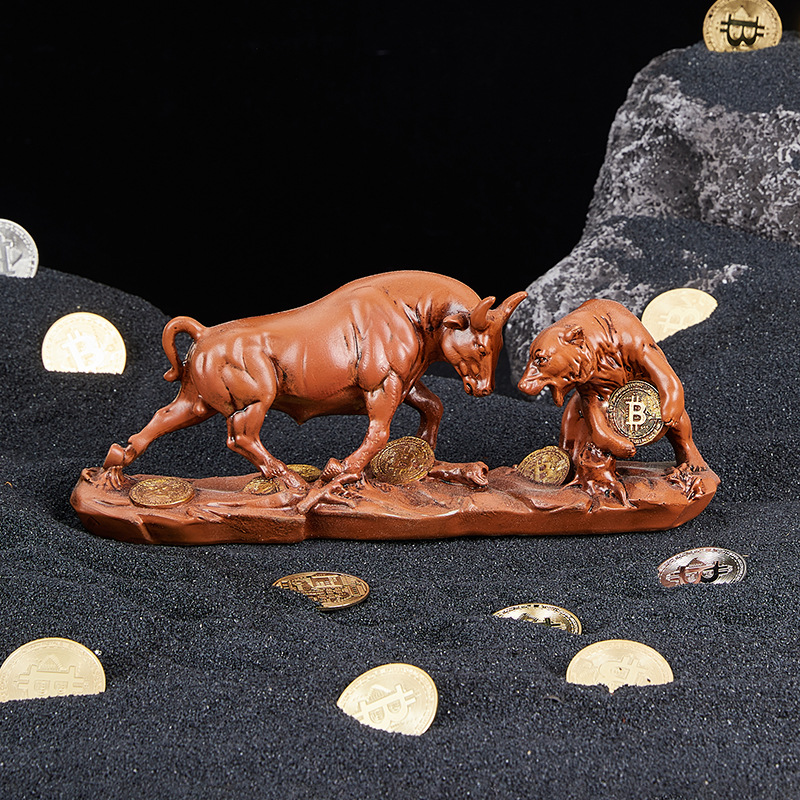 風水熊牛像コレクタブル牛動物彫刻ヴィンテージアート置物家の装 - Vintage Collectible Bears のレビューと価格