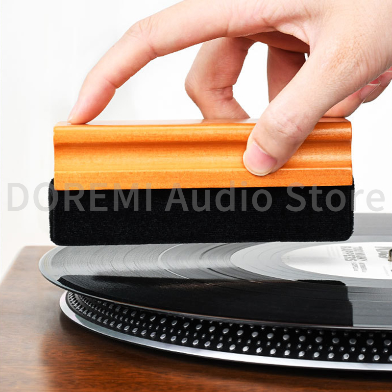帯電防止ビニールレコードクリーニングブラシクリーナーベルベッ - Vinyl Record Cleaner のレビューと価格