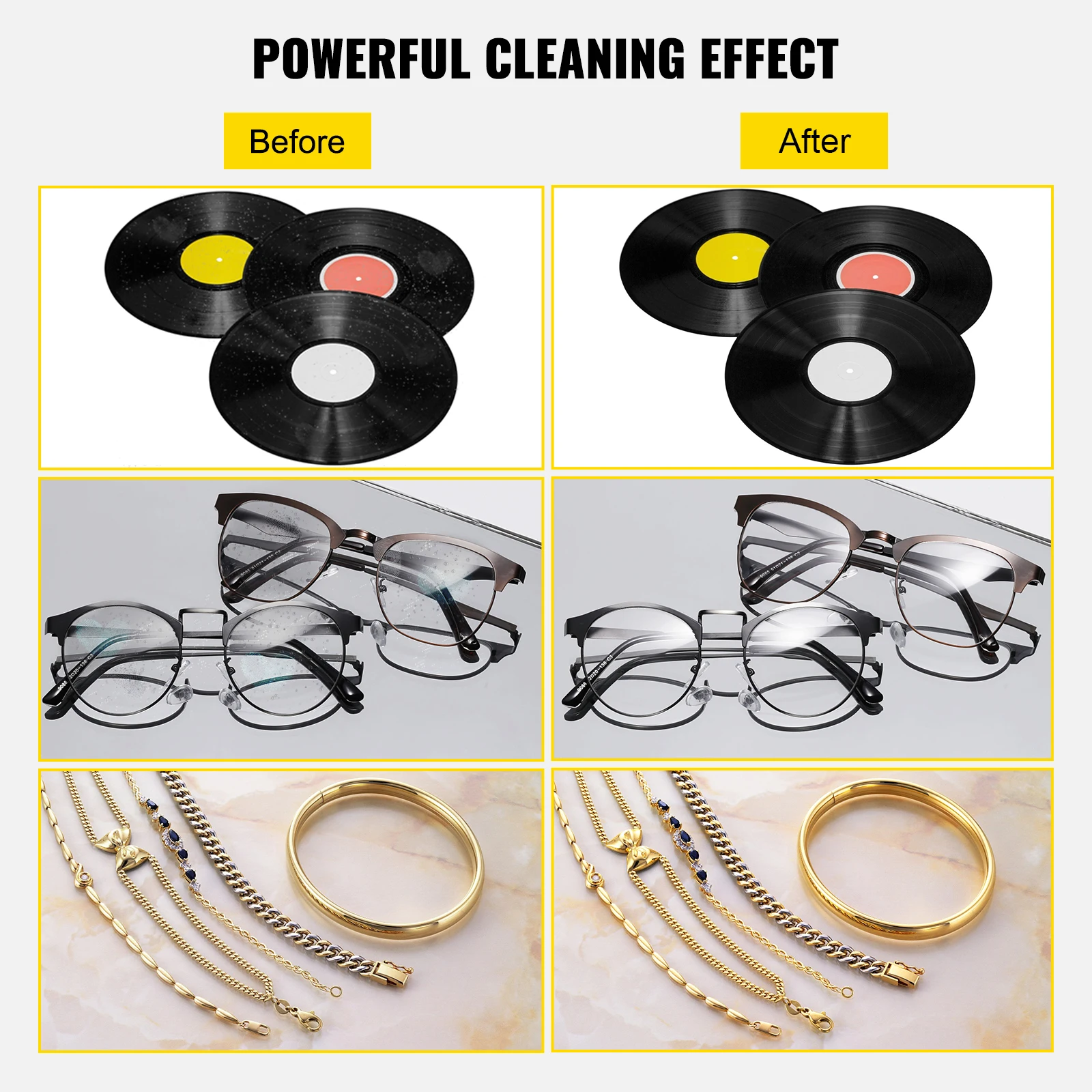 SIHAO 6L 超音波レコードクリーナー ノブ付き 180 - Vinyl Record Cleaner のレビューと価格