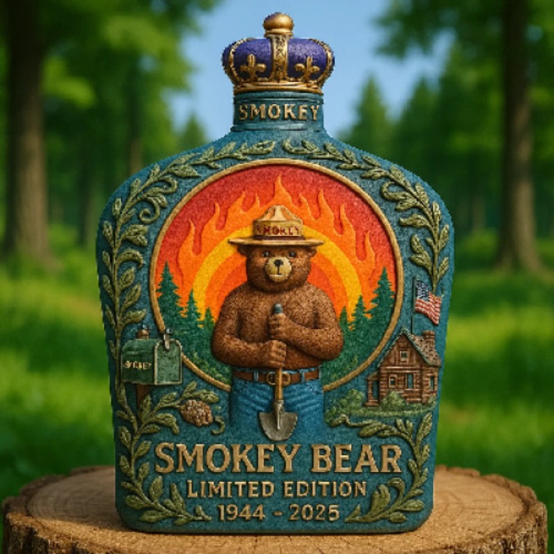 スモーキーベア防火ウィスキーデカンタヴィンテージ酒瓶バーディ - Vintage Collectible Bears のレビューと価格