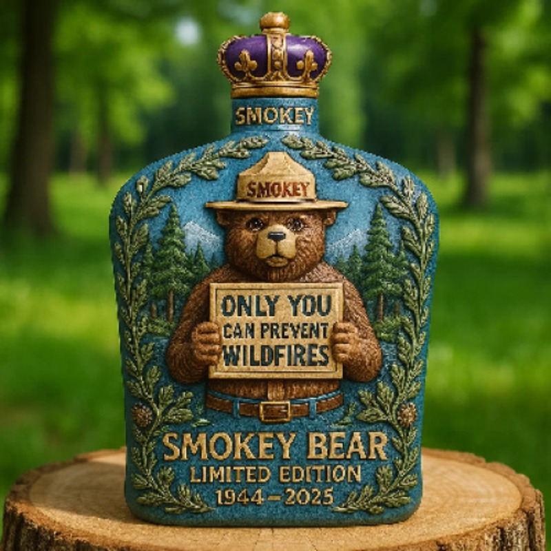 スモーキーベア防火ウィスキーデカンタヴィンテージ酒瓶バーディ - Vintage Collectible Bears のレビューと価格