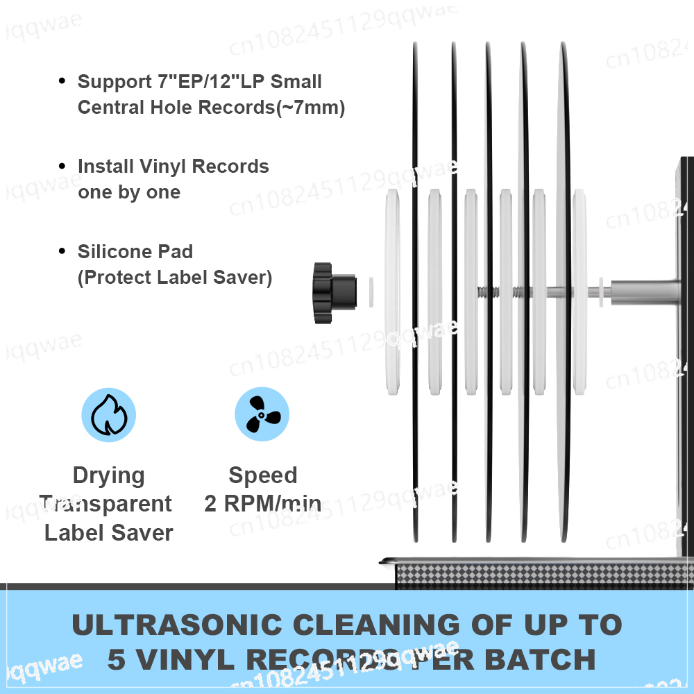 リフト機能付きビニールレコード洗浄機ブラケット ラベルセーバ - Vinyl Record Cleaner のレビューと価格