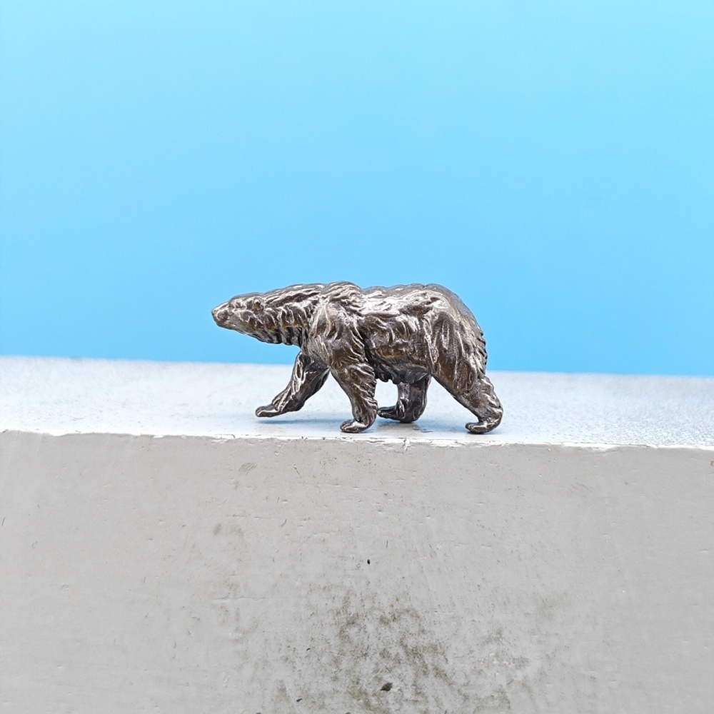 ヴィンテージ真鍮製ウォーキングブラウンベアミニフィギュア野生 - Vintage Collectible Bears のレビューと価格