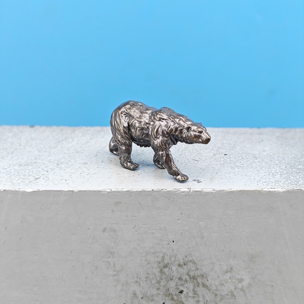 ヴィンテージ真鍮製ウォーキングブラウンベアミニフィギュア野生 - Vintage Collectible Bears のレビューと価格